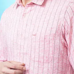 Crocodile Comfort Vertical Striped Casual Shirt image 2