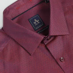 Arrow Micro Ditsy Printed Formal Pure Cotton Shirt image 2