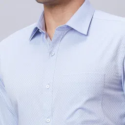 Raymond Self Design Pure Cotton Slim Fit Formal Shirt image 2