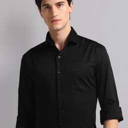 AD By Arvind Convertible 3 Collar Modern Fit Formal Shirt image 2