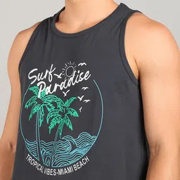 Metronaut Men Graphic Printed Round Neck T-shirt image 2