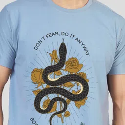 Greylongg Yorksteadd 2076 Graphic Printed Round Neck Short Sleeves Regular T-shirt image 2