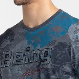 Being Human Graphic Printed Round Neck T-shirt image 2
