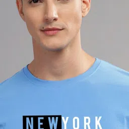 ADRO Men Typography Printed Raw Edge T-shirt image 5