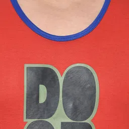 Aesthetic Bodies Men Red Printed Round Neck T-shirt image 2