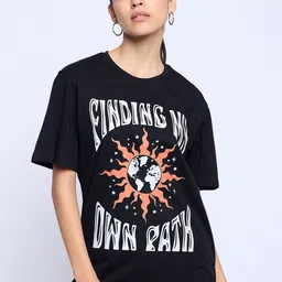 Mast & Harbour Round Neck Short Sleeves Printed T-shirt image 2