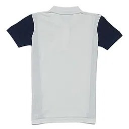 Gini and Jony Boys Polo Collar Short Sleeves Typography Colourblocked Cotton T-shirt image 2