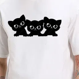 Elibolz Animal Printed Drop-Shoulder Sleeves Cotton Oversized T-shirt image 2