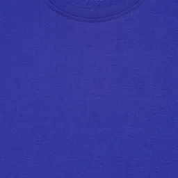 NUSYL Boys Blue Solid T-shirt image 2