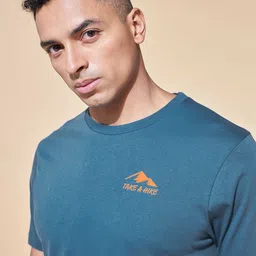 cult Cultsport Round Neck Printed Pure Cotton T-shirt-picture-52