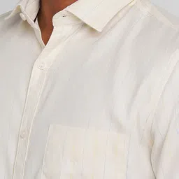 Peter England Elite Slim Fit Cotton Formal Shirt image 2