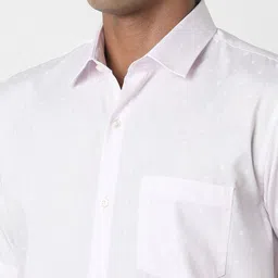 Peter England Spread Collar Cotton Regular Fit Formal Shirt image 2