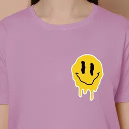 Friskers Women Typography Printed Hooded Applique T-shirt image 2