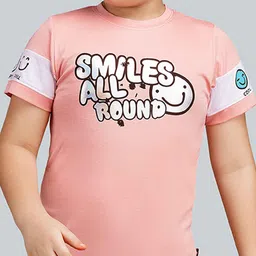 3PIN Boys Typography Printed Round Neck Short Sleeves Regular T-shirt image 2