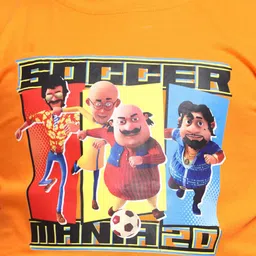 v-mart V-MartBoys Motu Patlu Printed Cotton T-Shirt image 5