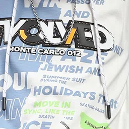 Monte Carlo Boys Typography Printed Hooded T-shirt image 4