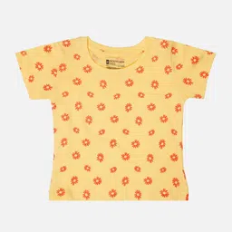 Bodycare Infant Girls Pack of 2 Printed Cotton T-shirts image 2