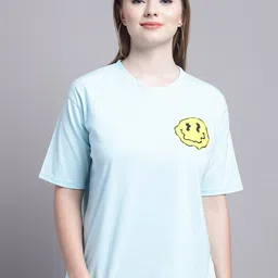 GRACIT Pack Of 2 Cotton Oversized T-shirt image 3