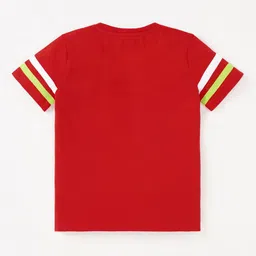 Ed-a-Mamma Boys Typography Printed Cotton T-shirt image 3