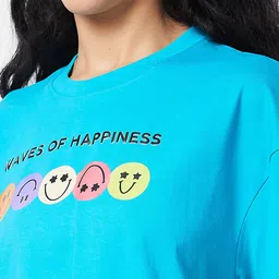 SPYKAR Round Neck Typography Printed Cotton T-shirt image 2