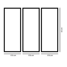 WENS Grey & Brown 3 Pieces Synthetic Wooden Floral and Botanical Paintings Wall Art image 2