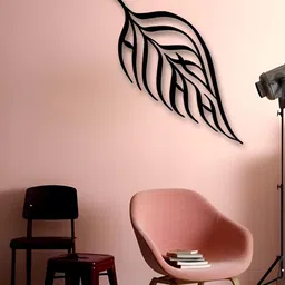 Gojeeva Black 1 Piece Wood Wall Paintings image 2