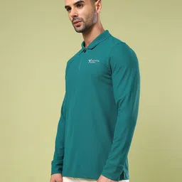 Technosport Men Polo Collar UPF50 Slim Fit T-shirt image 3