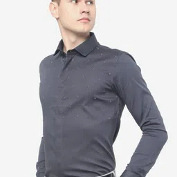 JB STUDIO Men Slim Fit Formal Cotton Shirt image 3