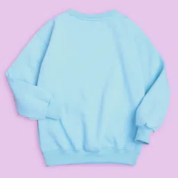 NUSYL Kids Typography Printed Oversized Sweatshirt image 2