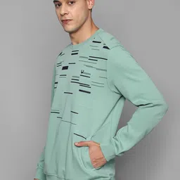 Allen Solly Men Printed Cotton Sweatshirt image 3