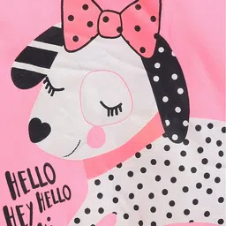 Lazy Shark Girls Graphic Printed Cotton Hooded Pullover image 3