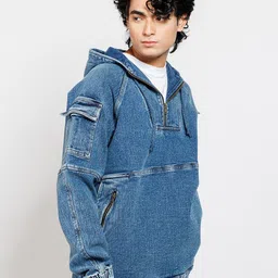 FIBONACCI Men Hooded Cotton Sweatshirt image 4