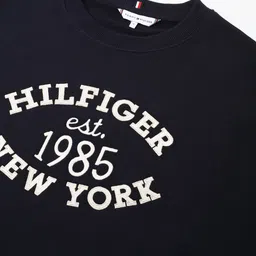 Tommy Hilfiger Women Typography Printed Pure Cotton Sweatshirt image 3