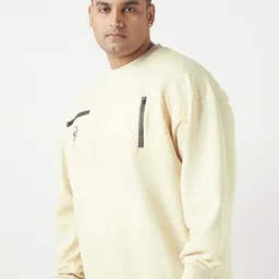 Bewakoof Heavy Duty 1.0 Official Marvel Merchandise Oversized Plus Size Sweatshirt image 3