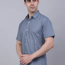 JAINISH Classic Printed Pure Cotton Casual Shirt image 3