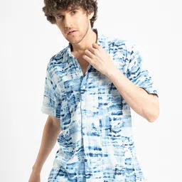 Banana Club Classic Slim Fit Opaque Printed Casual Shirt image 3