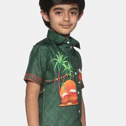 Sethukrishna Boys Printed Casual Shirt image 5