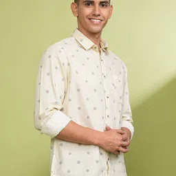 Crocodile Comfort Printed Cotton Casual Shirt image 3