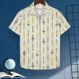 HELLCAT Boys Opaque Printed Casual Shirt image 3