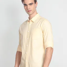 Flying Machine Men Slim Fit Cotton Casual Shirt image 4