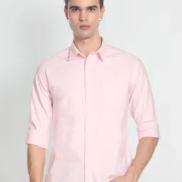 Flying Machine Dobby Slim Fit Casual Shirt image 3