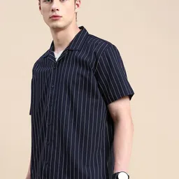 INVICTUS Striped Club Slim Fit Cotton Casual Shirt-picture-32