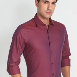 Arrow Micro Ditsy Printed Formal Pure Cotton Shirt image 3