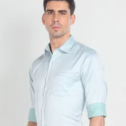 Arrow Self Design Pure Cotton Formal Shirt image 2