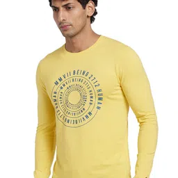 Being Human graphic printed Slim Fit Opaque Cotton Casual T-Shirt image 3