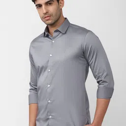 van heusen V Dot Spread Collar Slim Fit Casual Shirt image 3