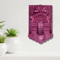 artociti Pink Rajasthani Jharokha Wall Art Decor-picture-1
