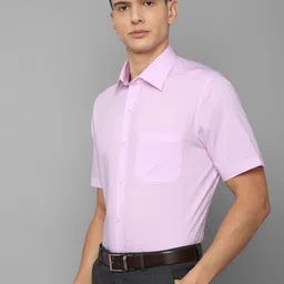 Louis Philippe Men Pink Formal Shirt image 5