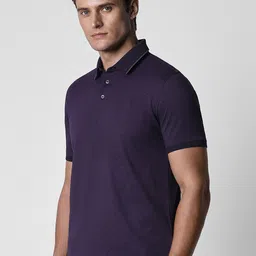 Van Heusen Geometric Printed Polo Collar Cotton Casual T-shirt image 3