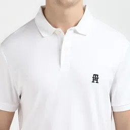 Tommy Hilfiger Men Striped Mandarin Collar Pockets T-shirt image 3
